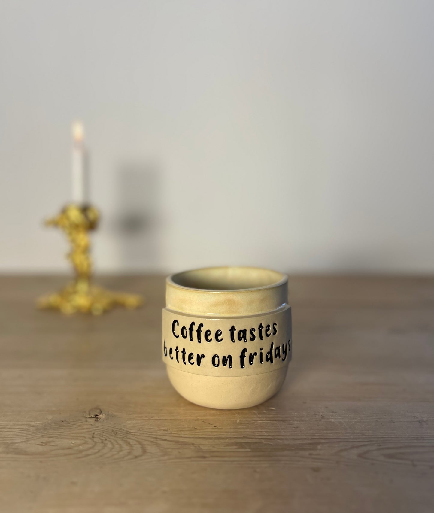 Coffee tastes better on friday