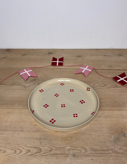 Mellem fødselsdagstallerken m. flag nr. 3