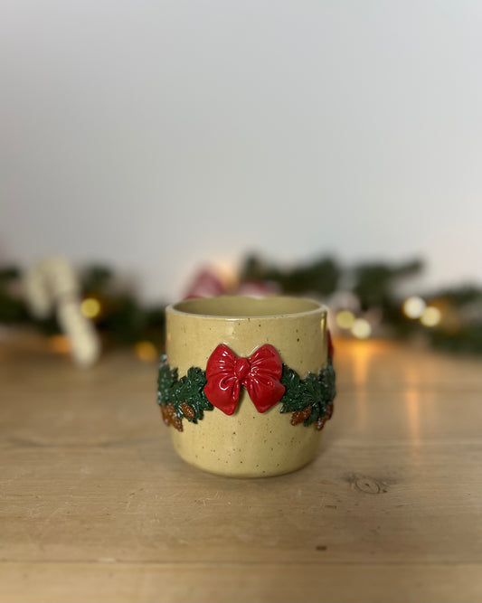 Granguirlande kop m. sløjfer