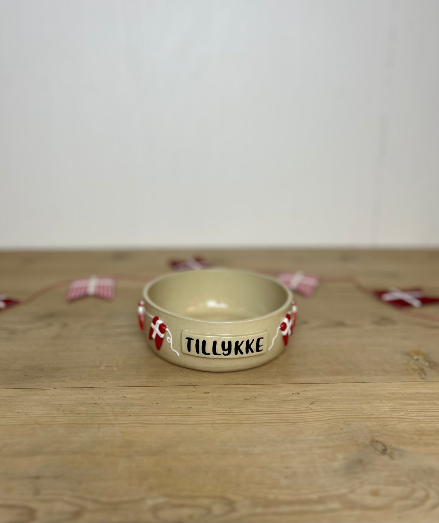 Lille fødselsdagsskål "TILLYKKE"