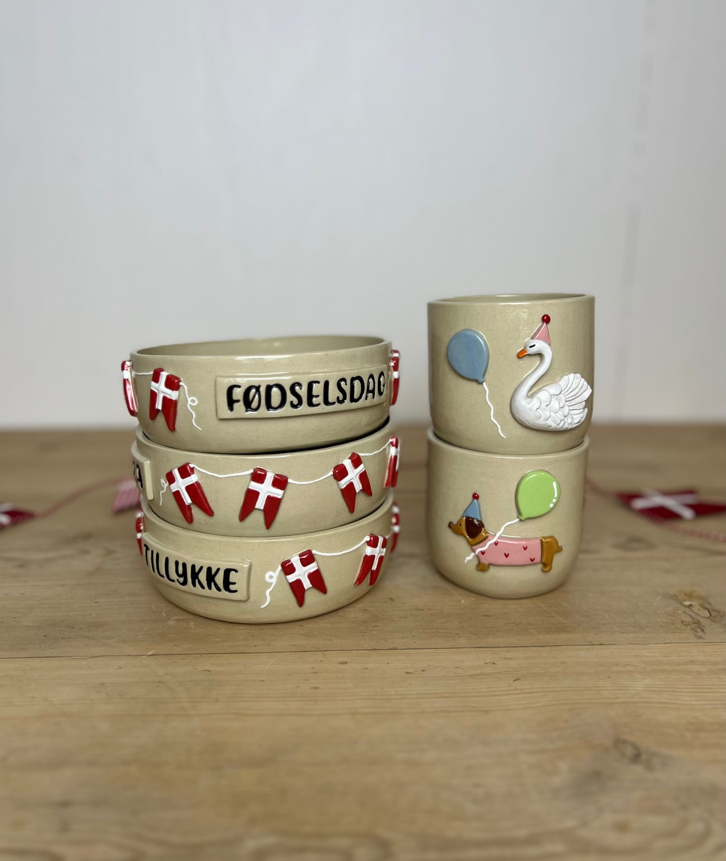 Lille fødselsdagsskål "HURRA"