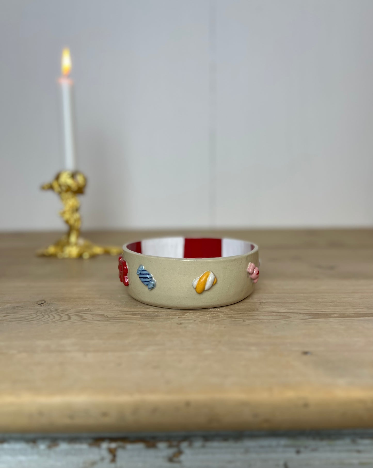 Snolderskål rød