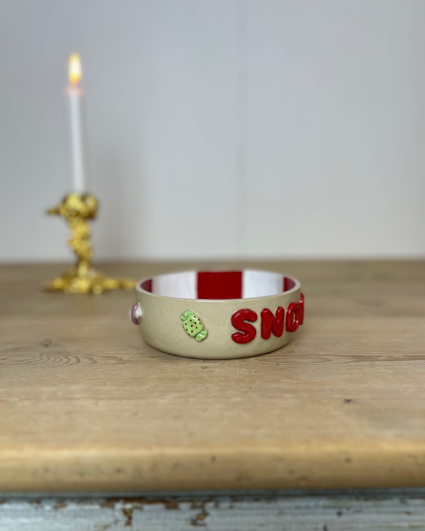 Snolderskål rød