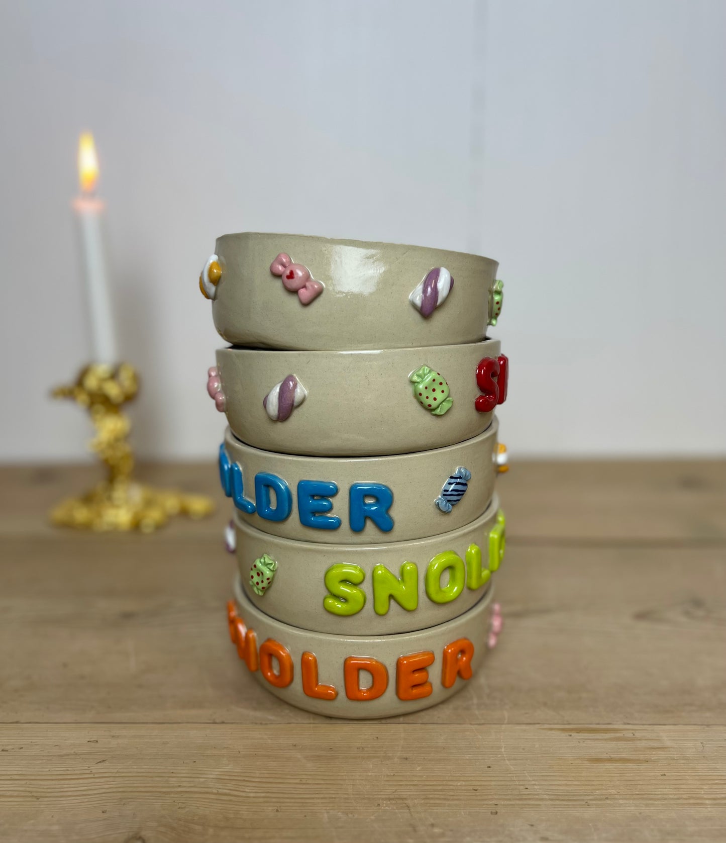 Snolderskål rød