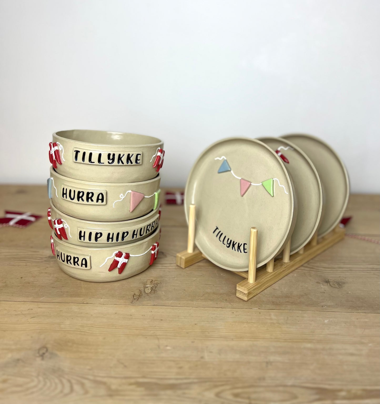 Lille fødselsdagsskål "HIP HURRA"